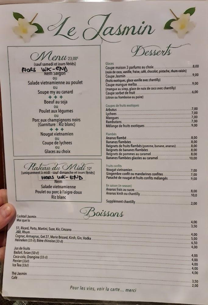 Le Jasmin - Menu Image 3